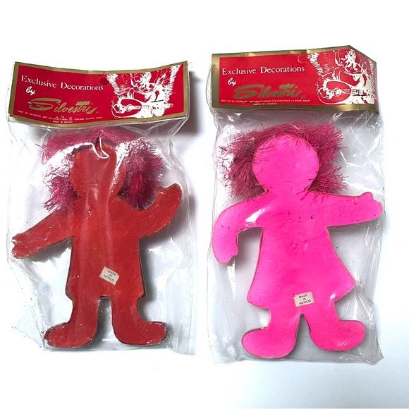 SALE!  Vintage De Sela Raggedy Ann and Andy Ornaments - Picture 5 of 6